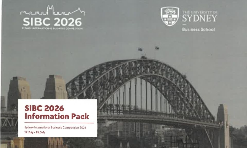 Sydney International Business Competition 2026 참가
